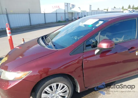 2012 Honda Civic Lx from USA, damaged, VIN 19XFB2F59CE083975